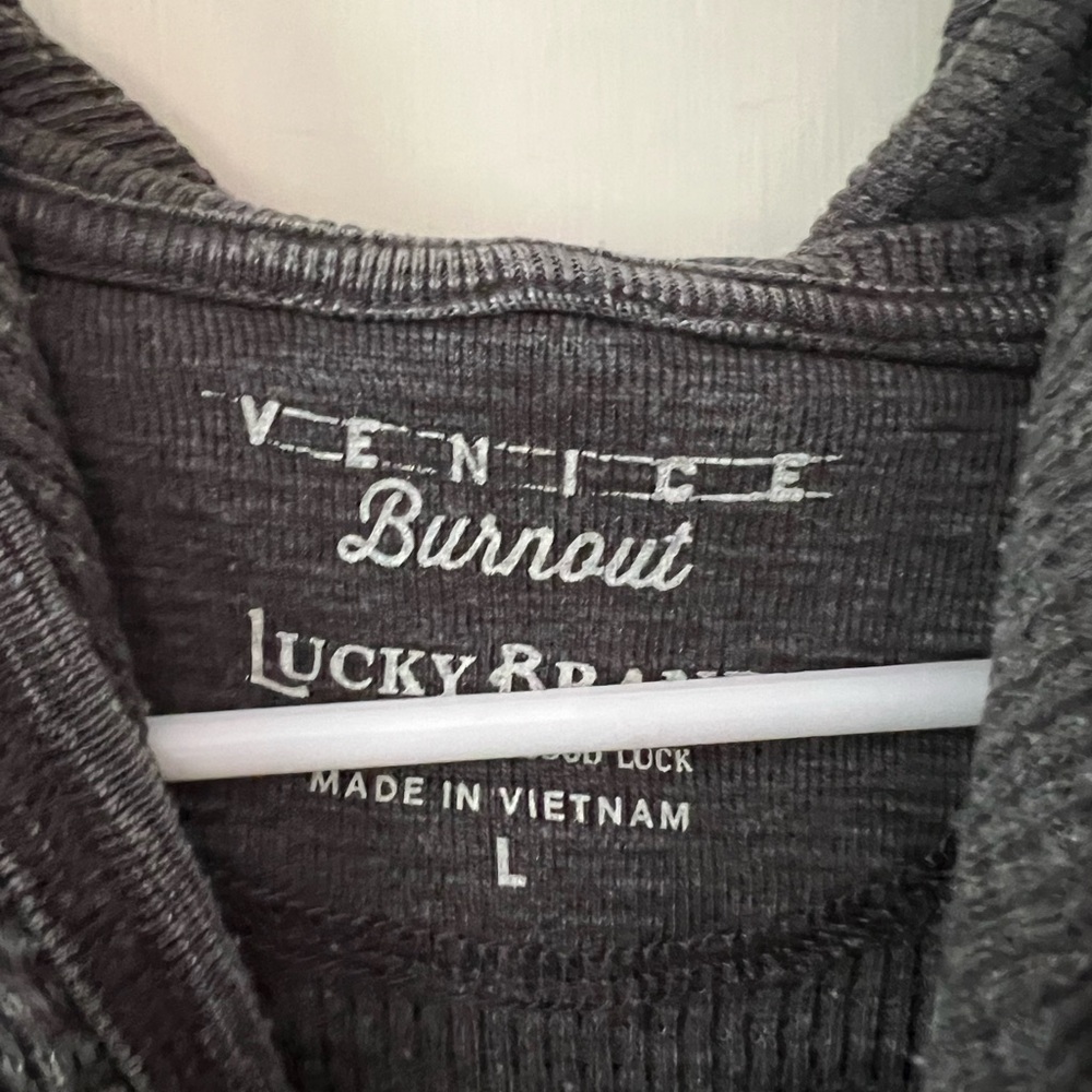Lucky Brand Waffled Hoodie